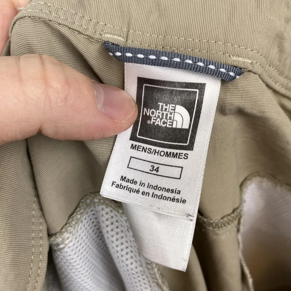 The North Face Pants Mens 34 Khaki Nylon‎ Hiking Outdoor Utility Paramount AHJG